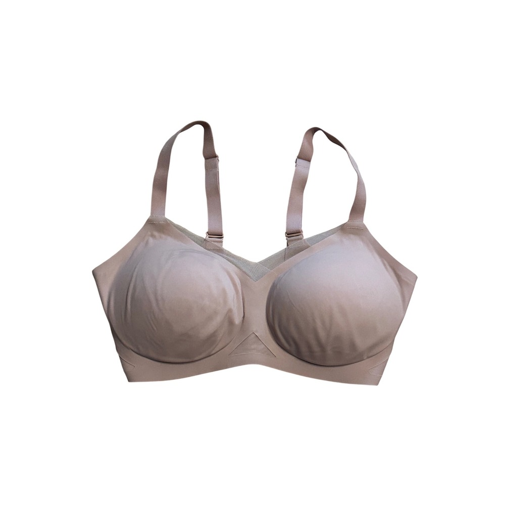Honeylove CrossOver Bra Tan Beige‎ Wireless Support 36D/DD